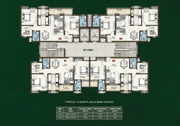 Omaxe Cassia Floor Plan