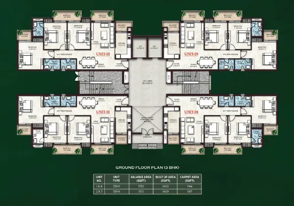 Omaxe Cassia Floor Plan